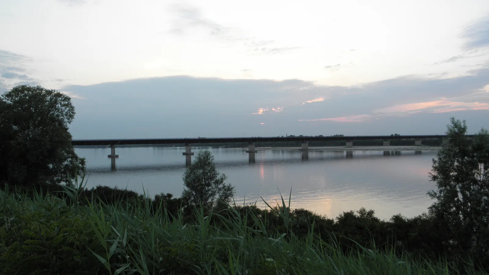 Ponte sul fiume Po lungo la provinciale 495 tra Adria e Corbola