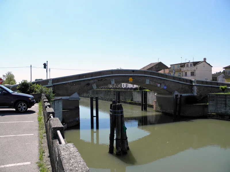 Ponte Storico di Zelo - Panorama del Polesine
